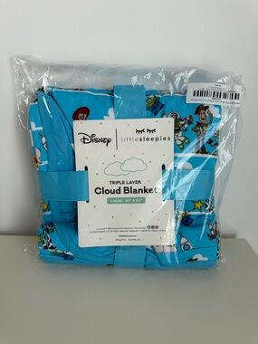 Disney Little Sleepies Toy Story Cloud Blanket - Bright Blue
